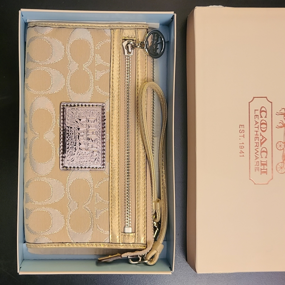 Coach Large Wristlet for Phone and Cards
